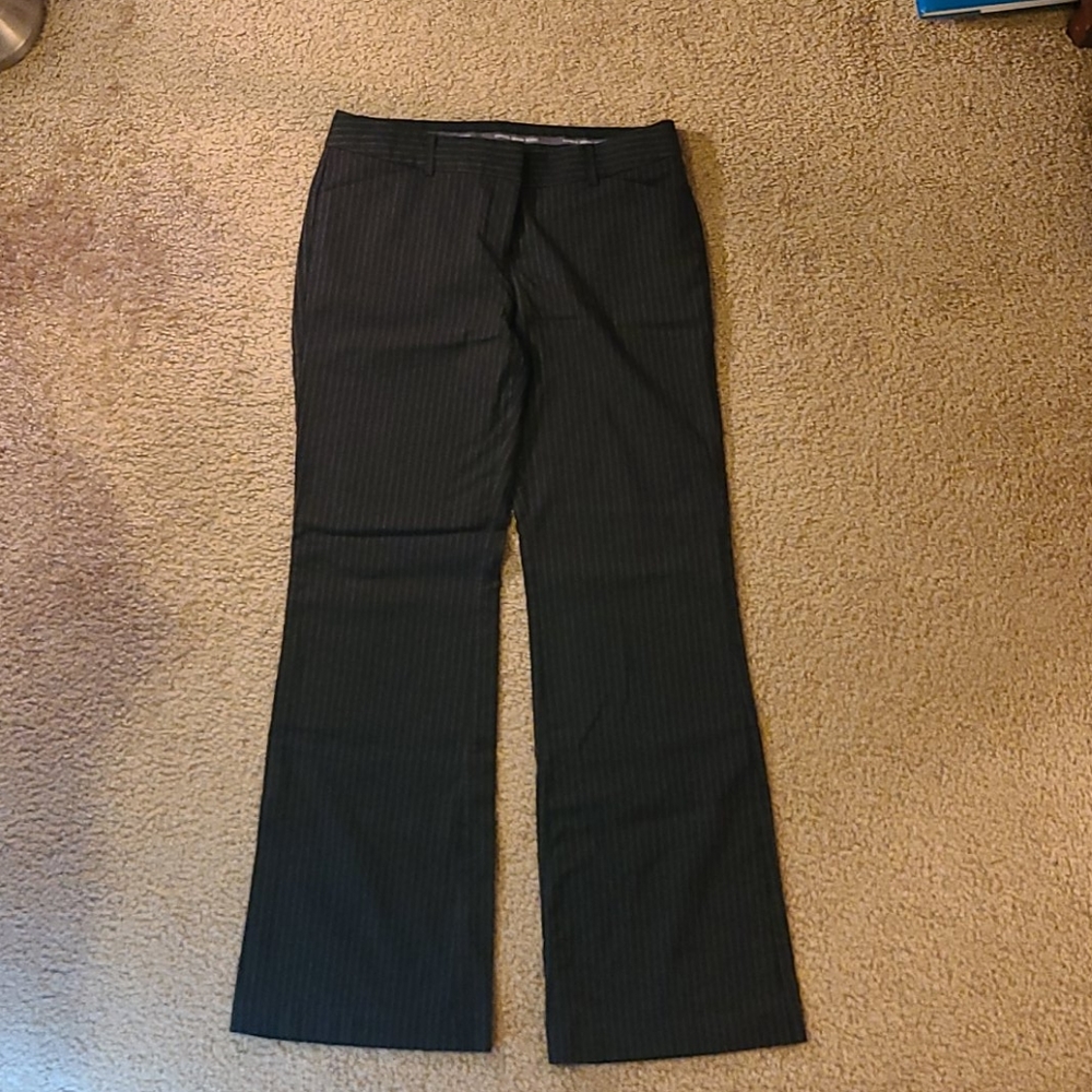 Express Design Studio black pinstripe Editor pants
